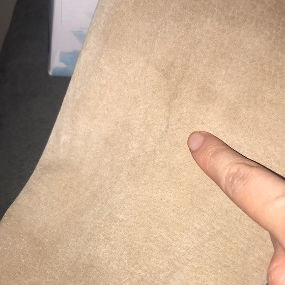 Wilsons Leather tan suede coat women XL brown cream - Picture 14 of 17